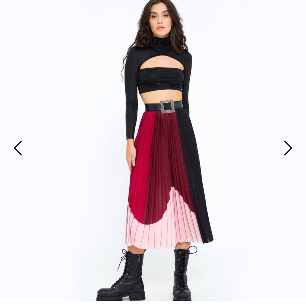 Reiss full skirt, pleated